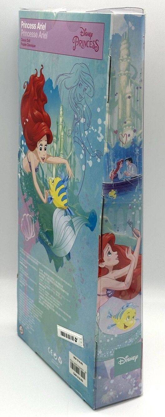 Disney Store Exclusive Princess Ariel 12” Classic Doll w/Ring The Little Mermaid - Picture 3 of 9